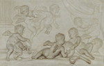 Kindergenien mit den Attributen der Künste und Wissenschaften (Gegenstück zu GK 435)
