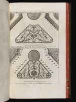 Ein von Bouticourt und ein von Le Blond entworfenes Broderieparterre