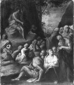 Johannes der Täufer predigt in der Wüste