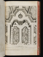 Garten mit zwei Parterres, Grotte und Wasserspielen