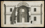 Schnitt des Altarraumes des Invalidendomes