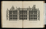 Aufriss des Chateau Madrid in Paris