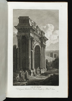 Seitenansicht des Sergierbogens in Pula