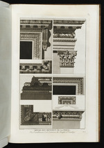 Architektonische Details des Äskulaptempels