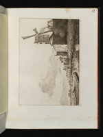 Landschaft mit einer Windmühle