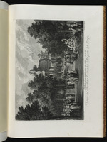 Ansicht des Arkadien-Bosketts mit Tempietto