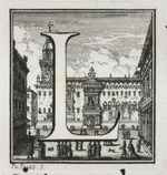 Initiale L mit dem Palazzo d