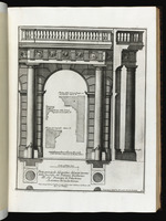 Hauptportal des Portikus des Palazzo Barberini