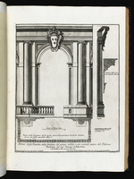 Aufriss des Fensters in der Hauptachse der Fassade des Palazzo Barberini