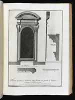 Fenster der Gartenfassade des Palazzo Barberini