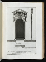 Weiteres Fenster der Gartenfassade des Palazzo Barberini