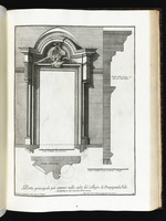 Hauptportal zum Saal des Palazzo di Propaganda Fide