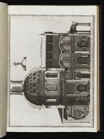 Längsschnitt der Kirche Santa Maria della Pace