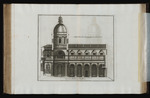 Längsschnitt der Kirche San Giovanni dei Fiorentini