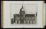 Längsschnitt der Kirche Santi Ambrogio e Carlo