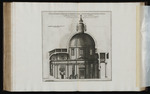 Längsschnitt der Kirche Santa Maria dei Miracoli an der Piazza Popolo