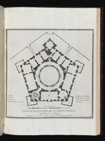 Grundriss des zweiten Stocks des Palazzo Caprarola