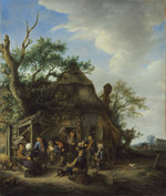 Fröhliches Landvolk