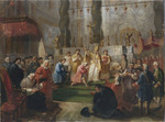 Segnung eines Fürsten in der Peterskirche zu Rom