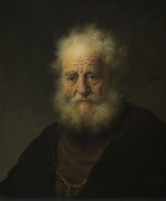 Büste eines Greises mit goldener Kette