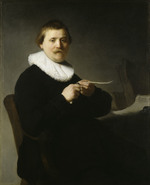 Bildnis eines federschneidenden Mannes