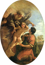Gottvater erscheint Moses im brennenden Dornbusch