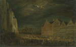 Empfang einer Fürstin am Brüsseler Statthalterpalais bei Nacht (Gegenstück zu GK 145)
