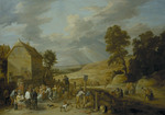 Bauerntanz vor dem Wirtshaus