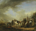 Der Schimmel vor der Schmiede