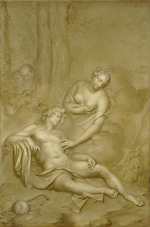 Luna (Diana) besucht den schlafenden Endymion