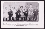 Die "kleinste ungarische Liliputanertruppe aus Castans Panoptikum"