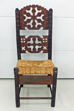 Pfostenstuhl mit Monogramm "B F S"