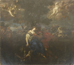 Dido und Aeneas bei der Jagd