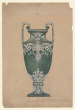 Entwurf für eine große Renaissancevase für die Wächtersbacher Steingutfabrik