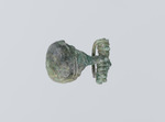 bronzene, fragmentierte Paukenfibel