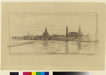 Blick über die Augustusbrücke auf Dresden