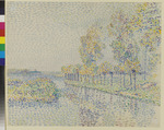 Holländischer Kanal mit Kopfweidenreihe