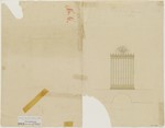 Kassel-Wilhelmshöhe, Großes Pflanzenhaus, Entwurf für eine Voliere, Aufriß