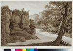 Tal des Anio bei Tivoli mit Wasserfall