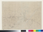 Italienische Landschaft mit Viadukt bei Spoleto