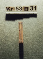 Kupferdruckplatte für Hochdruck; Motiv: Drillbohrer