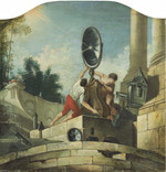 Der Brennspiegel, Allegorie auf die Optik