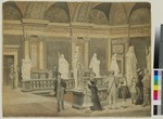 Besucher im Treppenhaus der Gemäldegalerie in Kassel