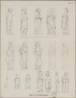 Korbach, St. Kilian, Südportal, Bauaufnahme, Detailansichten der Figuren