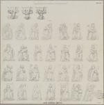 Korbach, St. Kilian, Südportal, Bauaufnahme, Detailansichten der Figuren
